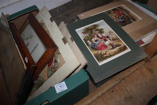 3 boxes mixed prints